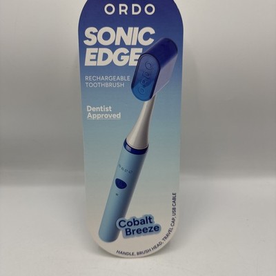 Ordo Sonic Edge Elektrische Zahnbürste Cobalt Breeze Brandneu Reisefertig USB