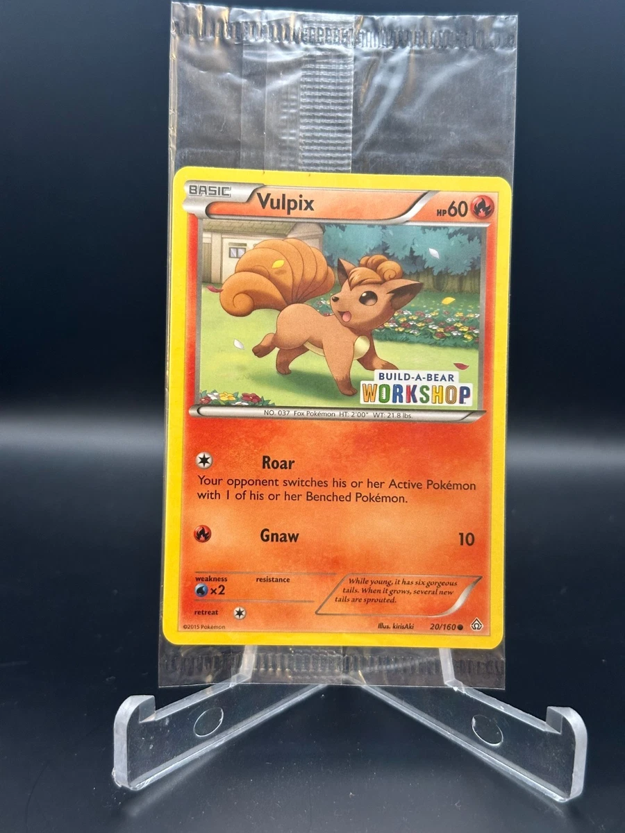 build a bear pokemon card list Build a Bear Pokemon Card Alolan Vulpix Promo Trading Card TCG SEALED NEW