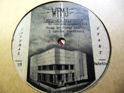 1948 SYLVANIA TELEVISION Radio Advertising Jingle Commercial Jimmy Sell WFMJ.