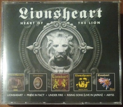 Lionsheart - Heart Of A Lion Fatbox 5Cd Anthology Box-Set (Dissonance 2019) HTF