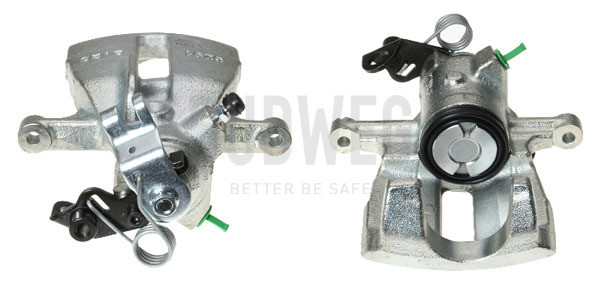 Rear BUDWEG CALIPER 343430 Brake Caliper for VW