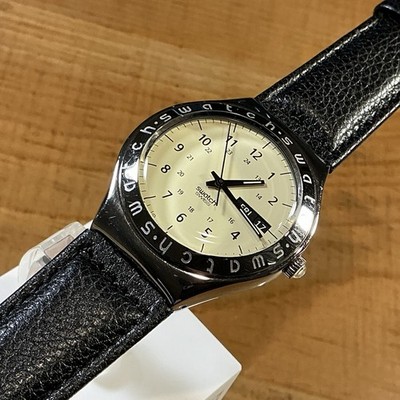 IRONY - STAINLESS - With Day & Date - NEW STRAP - 37mm