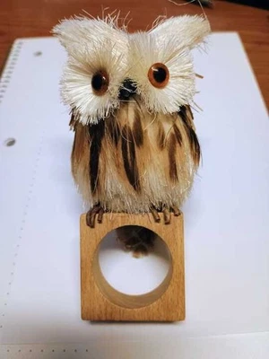 Kim Seybert Napkin Ring - Hoot, Set of 4