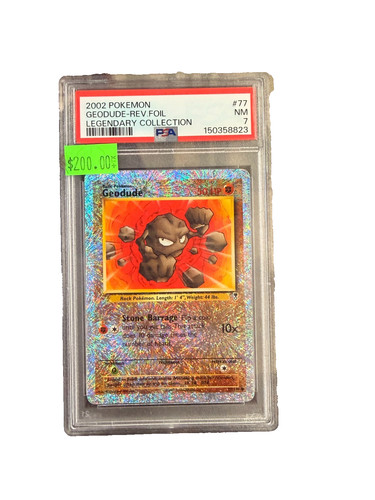 Geodude graded PSA 7 for sale on eBay