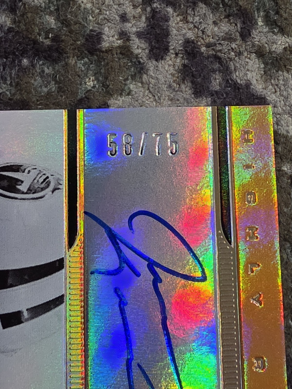2020 Panini Plates & Patches Jevon Kearse Auto #d /75 Nfl view 2