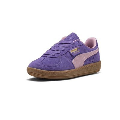 PUMA Palermo Lace Up Youth Girls Purple Sneakers Casual Shoes