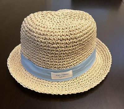 New without tags Dolce + Gabbana light blue sun hat