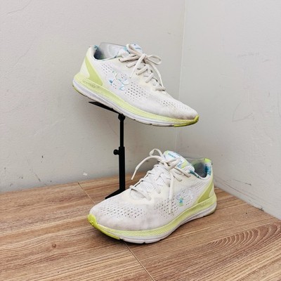 Under Armour Charged Impulse 2 White And Green Sneakers Women s Size 8.5