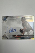 2018 Bowman Chrome - Prime Chrome Signatures Jorge Guzman #PCS-JG /50 (AU, RC)