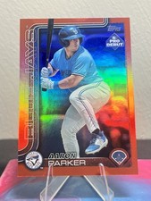 2025 Topps Pro Debut - Aaron Parker Orange Refractor Pro Debut 6/25 #PD-21 