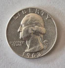 1963 D Washington Quarter - Circulated- Good Condition