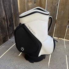 VESSEL Den Caddy Golf Bag White/Black