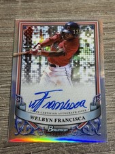 2024 Bowman Sterling #PA-WF Welbyn Francisca Prospect Autographs Refractor #/150