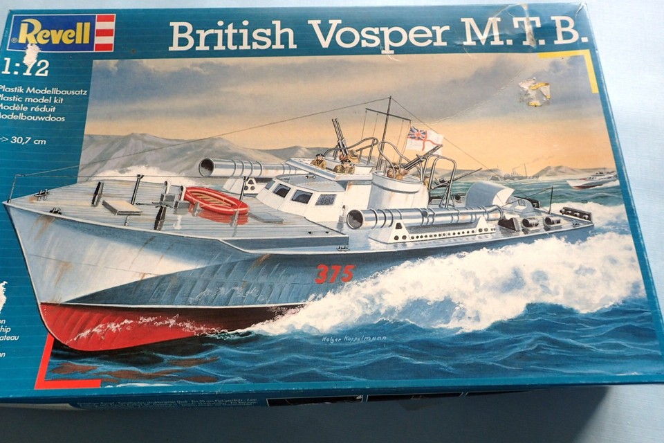 Revell No. 05084 British Vosper M.T.B 1:72 Scale Complete Plastic Model ...