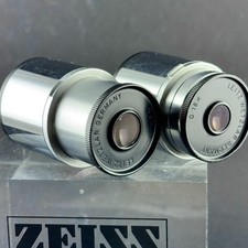LEITZ WETZLAR G 8x G 18x OCULARE DI MESSA A FUOCO OCULARE Microscopio Carl Zeiss RARO