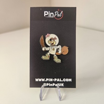 Spongebob Squarepants Sandy Cheeks Pirate Pin Badge Viacom 2004
