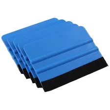 Zorfeter 5 Pcs 4 Inch Felt Edge Squeegee, Car Vinyl Scraper Decal Applicator ...