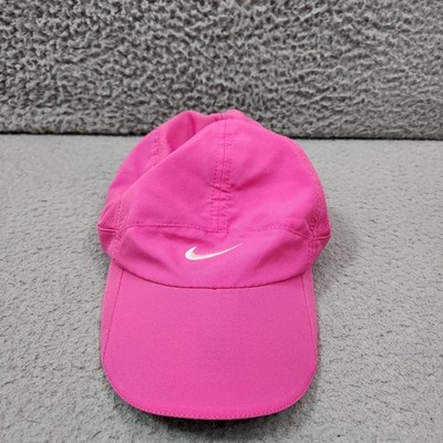 Nike Tailwind 7 Panel Hat Cap Pink Strapback One Size Featherlight Running