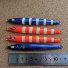 C-11388 Daiwa Kyohga Semi-Long 80g Set of 4 Metal Jigs for Bluefish Jigging