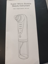 Super Micro Bubble Beauty Instrument Electric Blackhead Aspirator Water spots