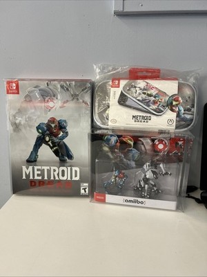 Metroid Dread: Special Edition Nintendo Switch w/ slim case & Amiibo Samus EMMI