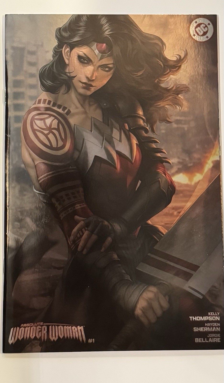 DC Absolute Wonder Woman #1 FanExpo Trade Dress Foil Artgerm (Read Description)