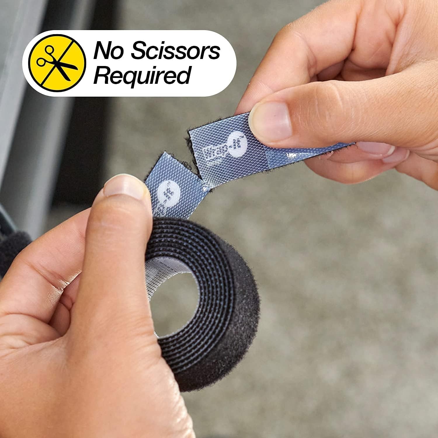 Ultimate Cable Management Bundle - 40 Heavy Duty Ties & Colorful Labels Included