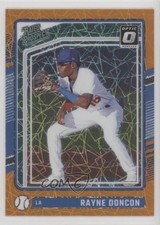 2024 Donruss Optic Rated Prospects Orange Velocity Prizm Rayne Doncon #141 0ot5