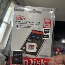 SanDisk Ultra 128GB Class 10 - karta pamięci microSDXC UHS-I - SDSQUA4128GAULMA