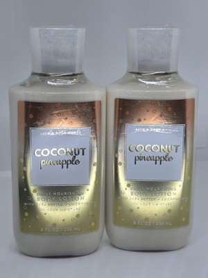 Bath & Body Works Coconut Pineapple Body Lotion - 8oz x2
