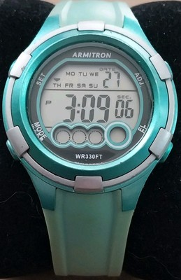Armitron Orologio Sportivo Con Display LED – Cassa Oro E Bracciale A Maglie – Impermeabile 50m - 2