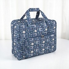 Blue Sewing Machine Carry Bag – Machine Storage Case with Pocket
