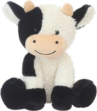 BSVOME 9 inches Cow Stuffed Animal Soft Plush Cute Cow Doll for Boys Girls