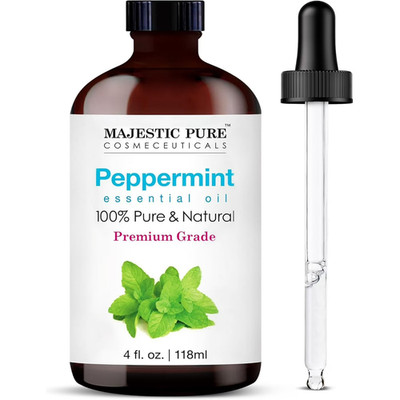 Majestic Pure Peppermint Essential Oil 4oz 100% Natural Aromatherapy Diffuser