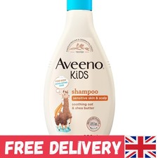 Image of AVEENO 250ml Kids Shampoo - Gentle Care with Soothing Oat & Shea for Daily Use