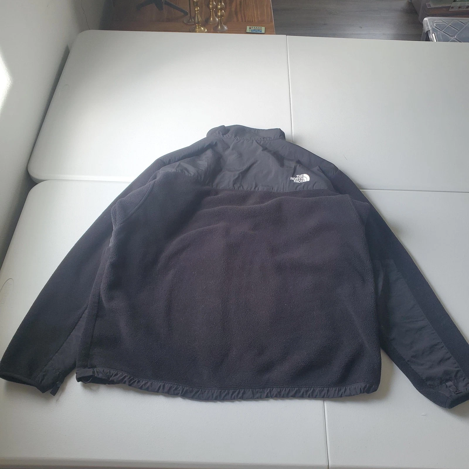 The North Face Jacket Mens 2XL Black Polartec Fleece Full Zip Outdoor Hiking