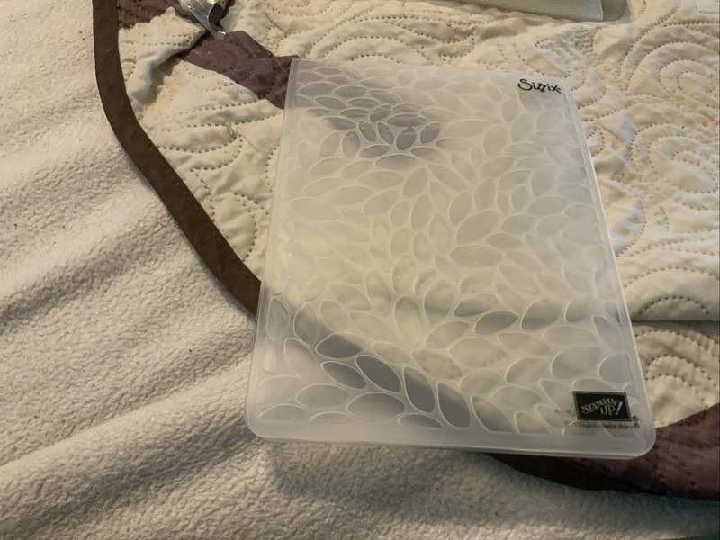 Stampin Up Sizzix Die Leaves