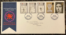 United Kingdom 1969 - Investiture Prince of Wales FDC with stamp set Caernarvon