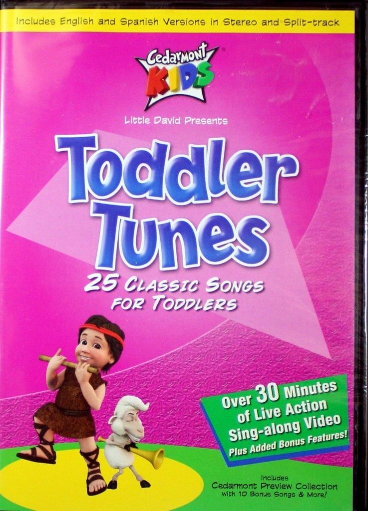 Cedarmont Kids Toddler Tunes NEW DVD 25 Classic Songs for Kids | eBay
