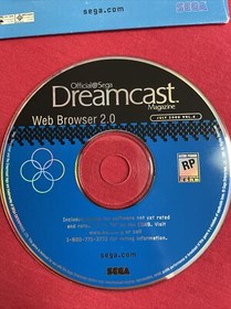 Official Sega Dreamcast Magazine Web Browser 2.0 Tested Working