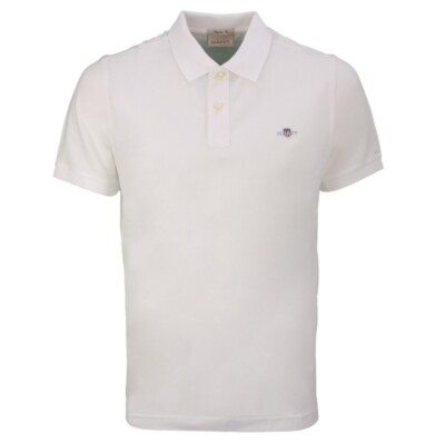 Gant Men's Polo Shirt Regular Fit White 2004093 110