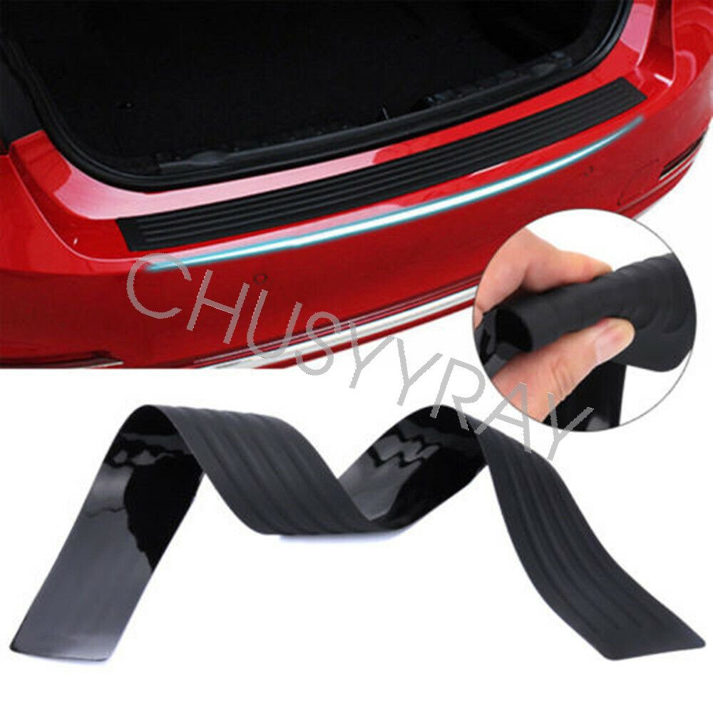 Car SUV Rear Bumper Trunk Sill Corner Protector Trim Rubber Guard Pad 35.4"" US