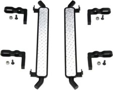 Hot Racing - Aluminum Diamond Rock Rail Side Step 2pcs , for Traxxas TRX-4