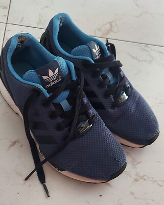 Adidas Superstar 37,5 Original Schuhe Blau Sneaker Top Zustand wie abgebildet
