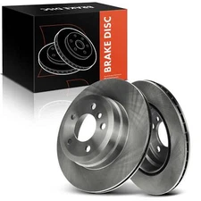 2Pcs 345mm Disc Brake Rotors for BMW E70 X5 2007-2018 F16 X6 2009-2019 Rear Side