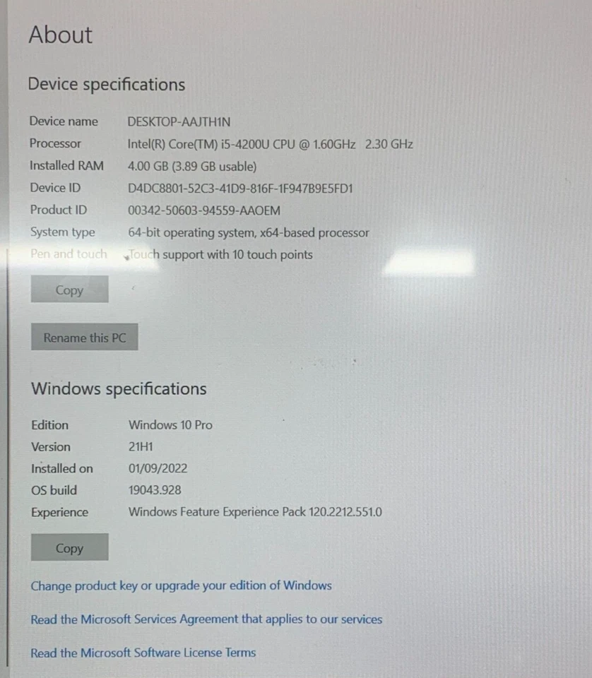 Lenovo ThinkPad X240 - i5 4200U - 4GB RAM - 128GB SSD - BIOS LOCK (OFFERS OK) - Image 3 of 4
