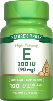 SM Nature's Truth Vitamin E Softgels 200 IU - 100ct