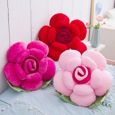 Flower Shaped Throw Pillows 3D Cushion Rose Pillows Living Room/Office