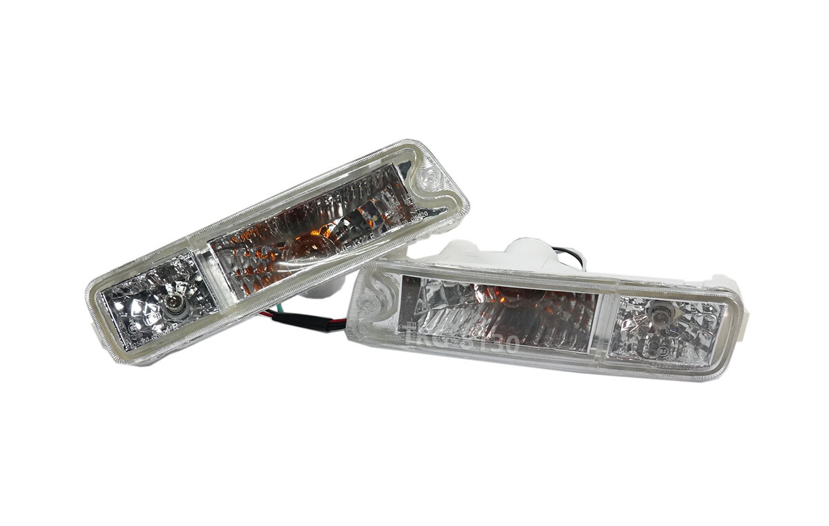 Crystal Front Bumper Light Lamp Fit Mitsubishi L200 Animal Warrior