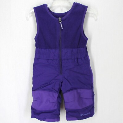 Columbia Bib Snow Pants Baby Girls Sz 6 